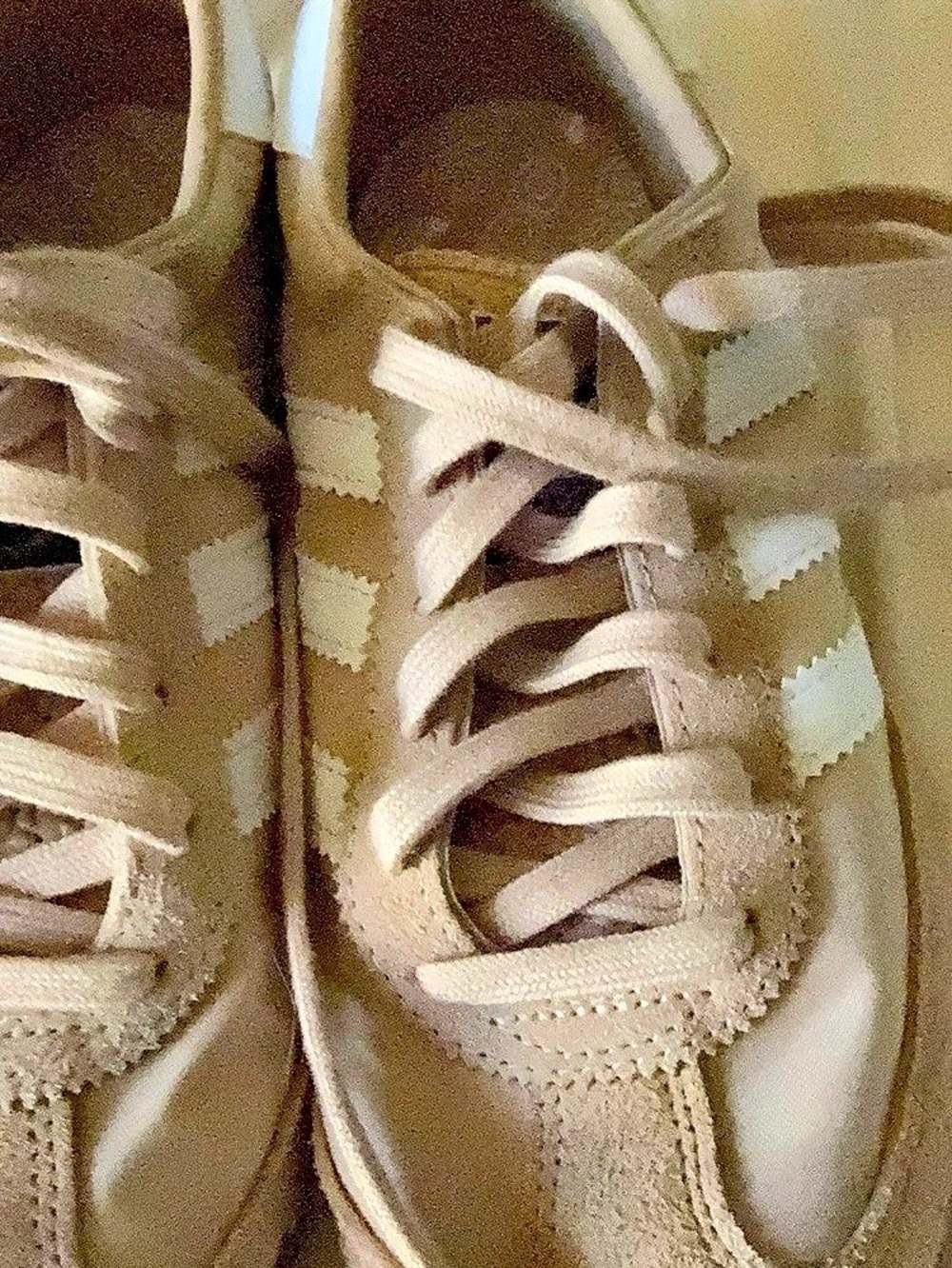 adidas SL 72 Tan & White Sneakers